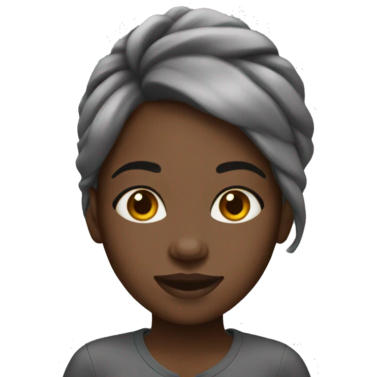 Black girl emoji