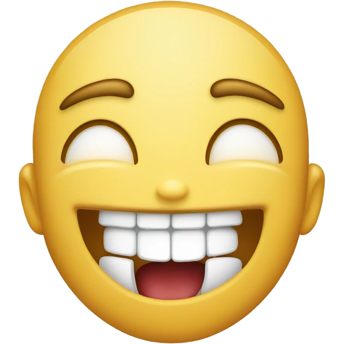 Emoji biting with eyes closed emoji