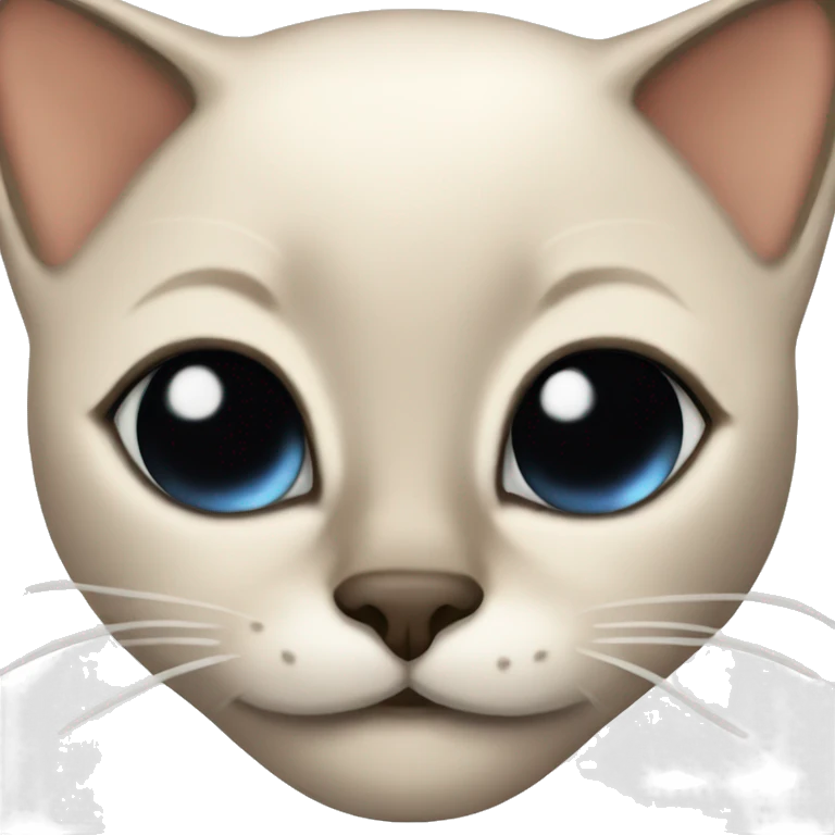 siamese kitty smiling emoji