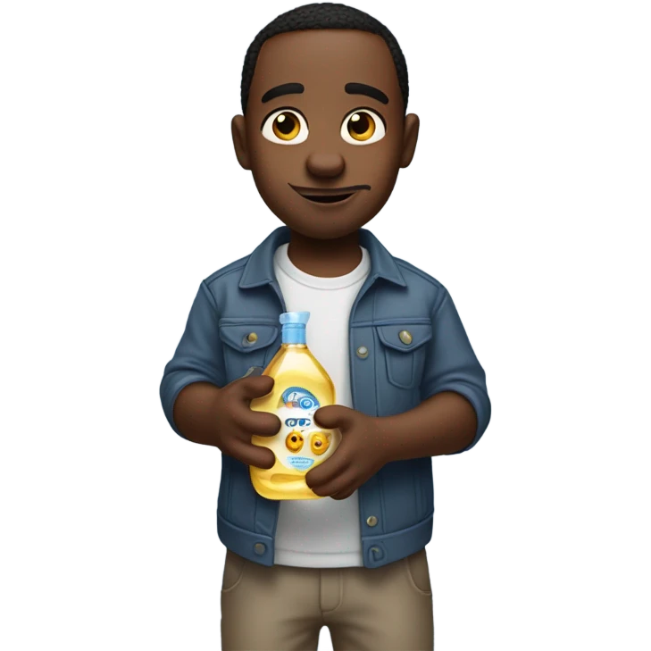Diddy holding baby oil emoji