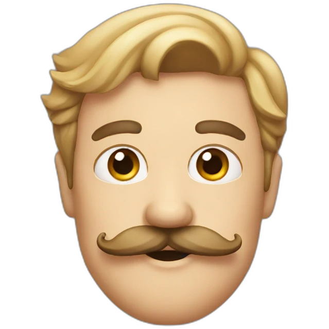 Mustache emoji