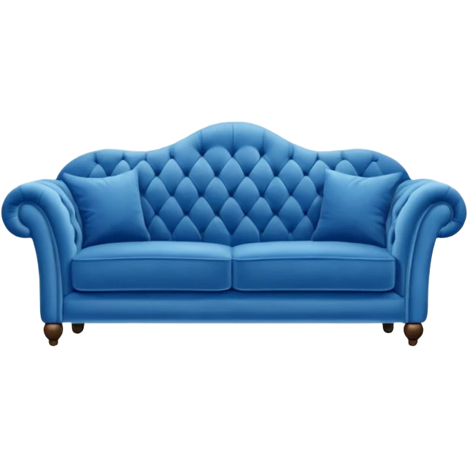 blue cozy sofa emoji