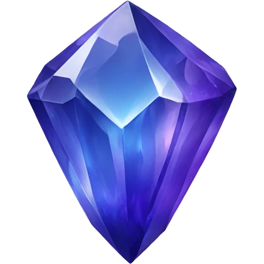 Blue-purple crystal emoji
