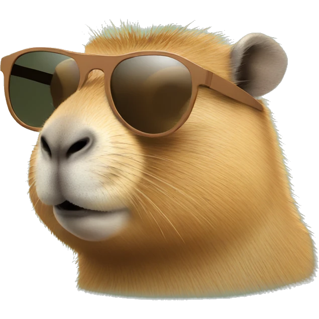 capybara profil with sunglasses emoji