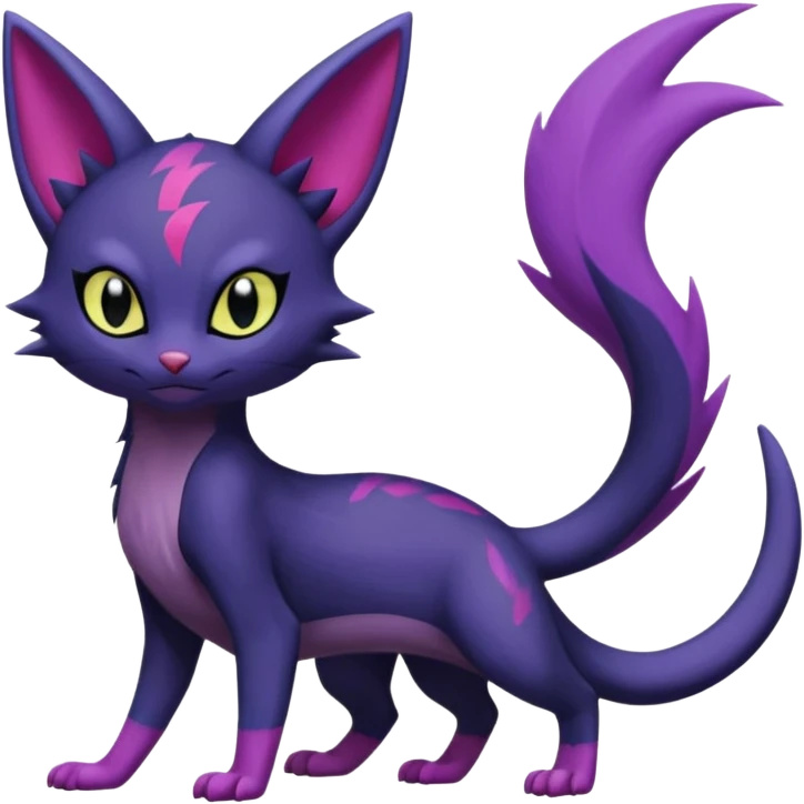 Sneasel-Purrloin-Fakémon-hybrid-creature (full body)  emoji