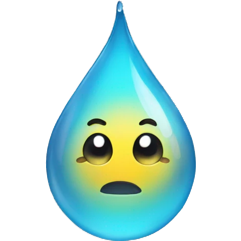 Water drop emoji