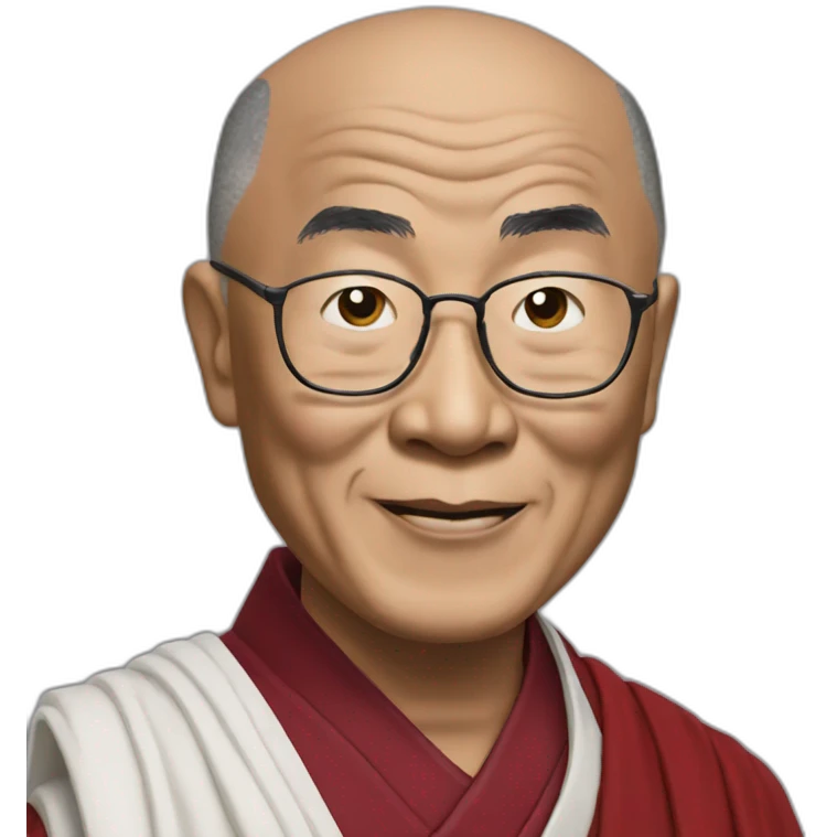 The dalai lama emoji