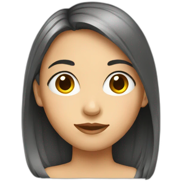 girl head emoji