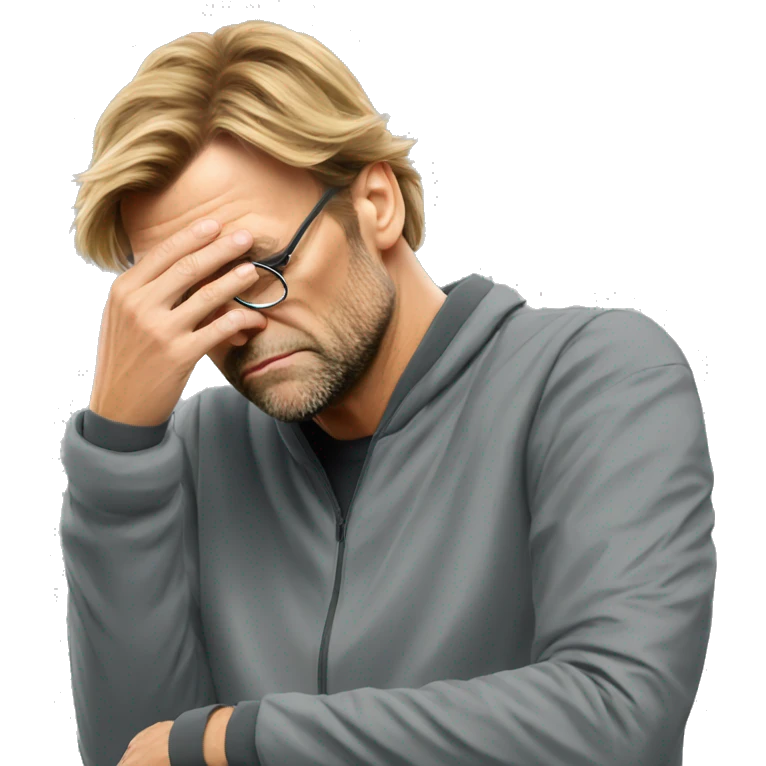 Klopp facepalm emoji