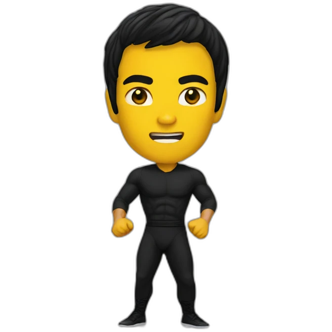 Bruce Lee surprise emoji