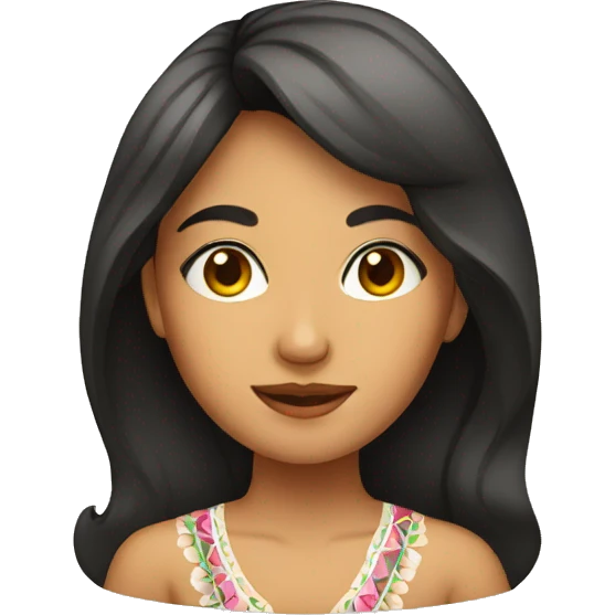 mexican girl face emoji