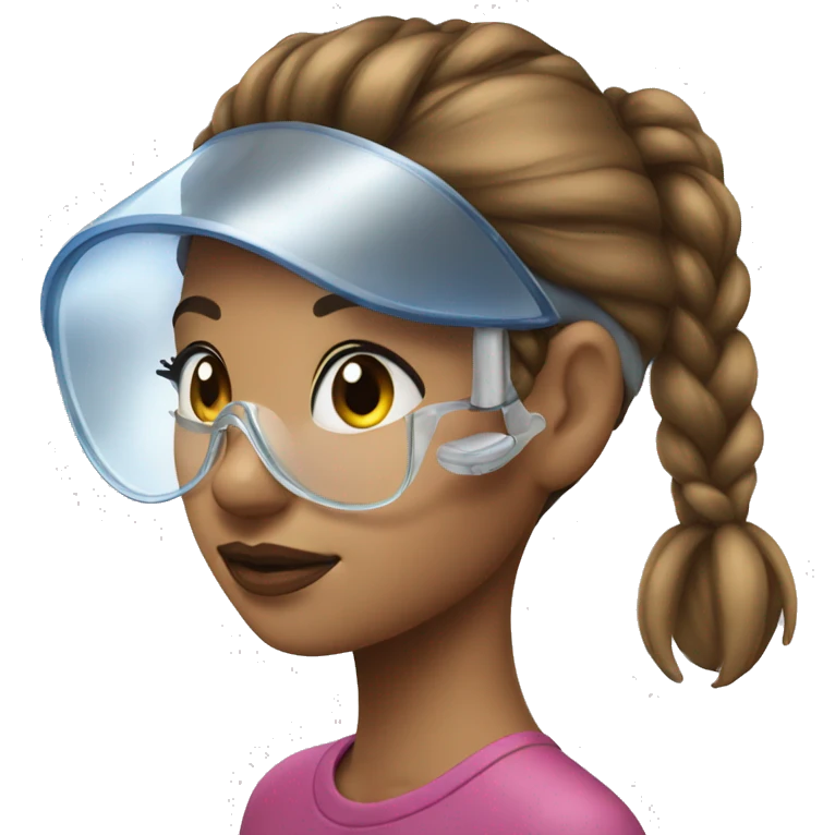 girl, glass, airpod, cap emoji