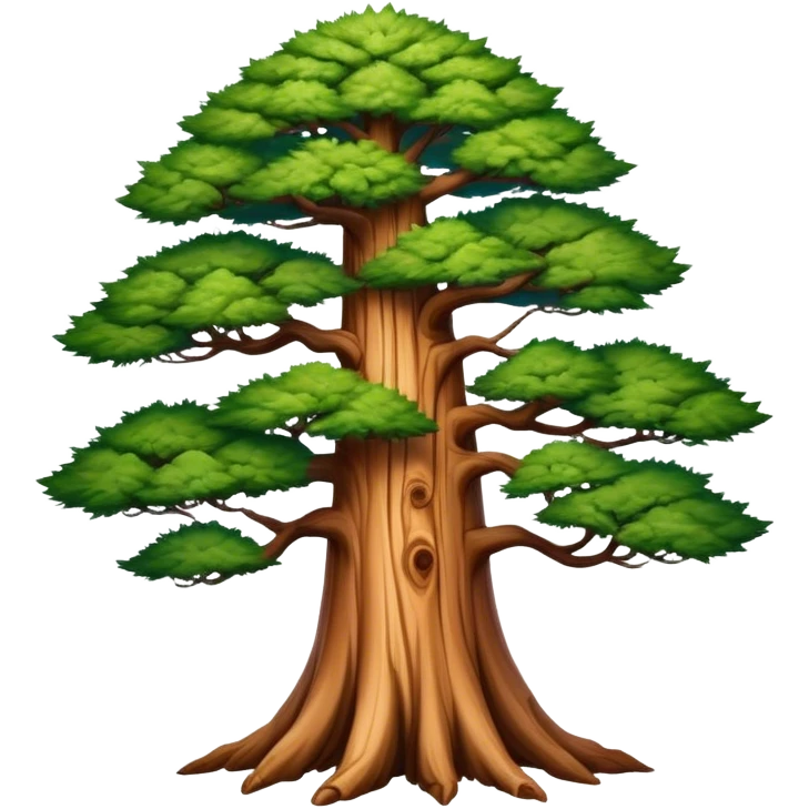 Cinematic Realistic depiction of a majestic Lebanese cedar tree, rendered with intricately detailed bark and lush, vibrant foliage, set against a softly lit, ethereal backdrop that emphasizes its national symbolism emoji