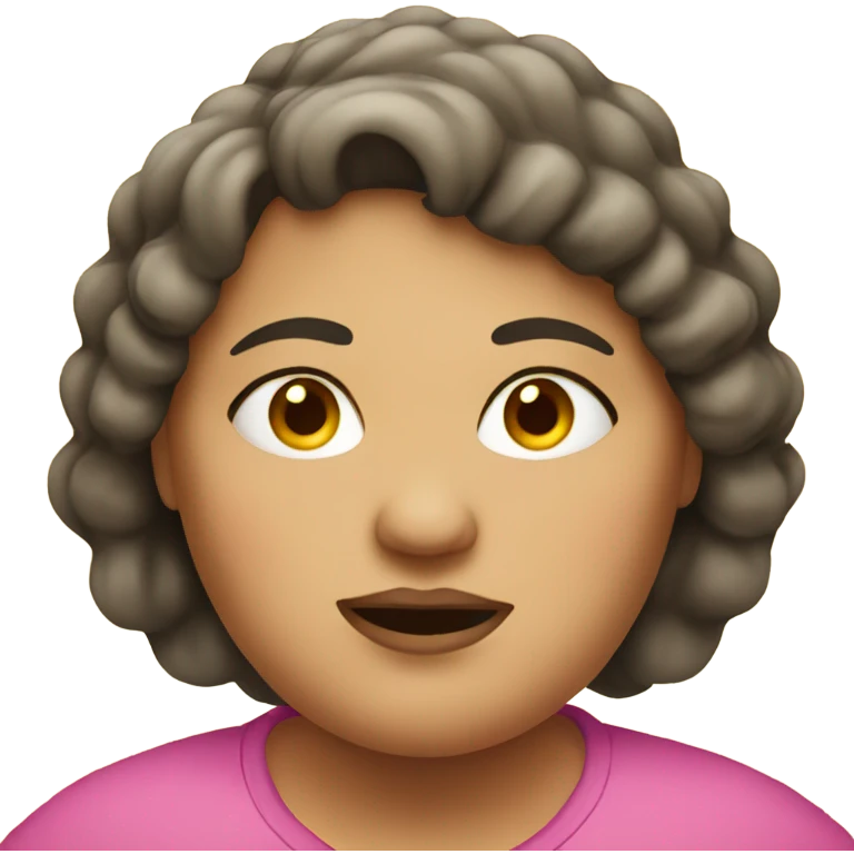 Fat woman emoji