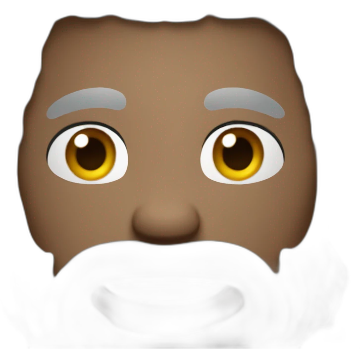 muscular guy gray hair emoji