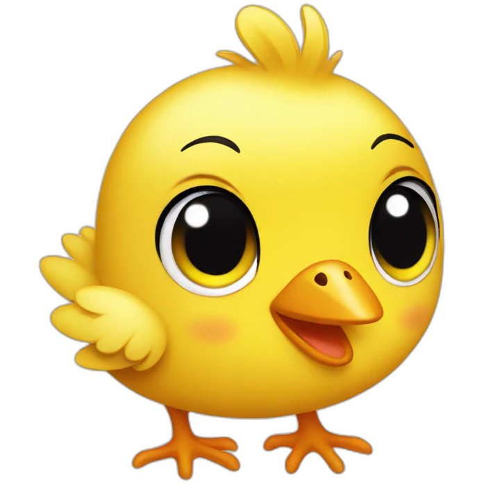 a little yellow chick emoji