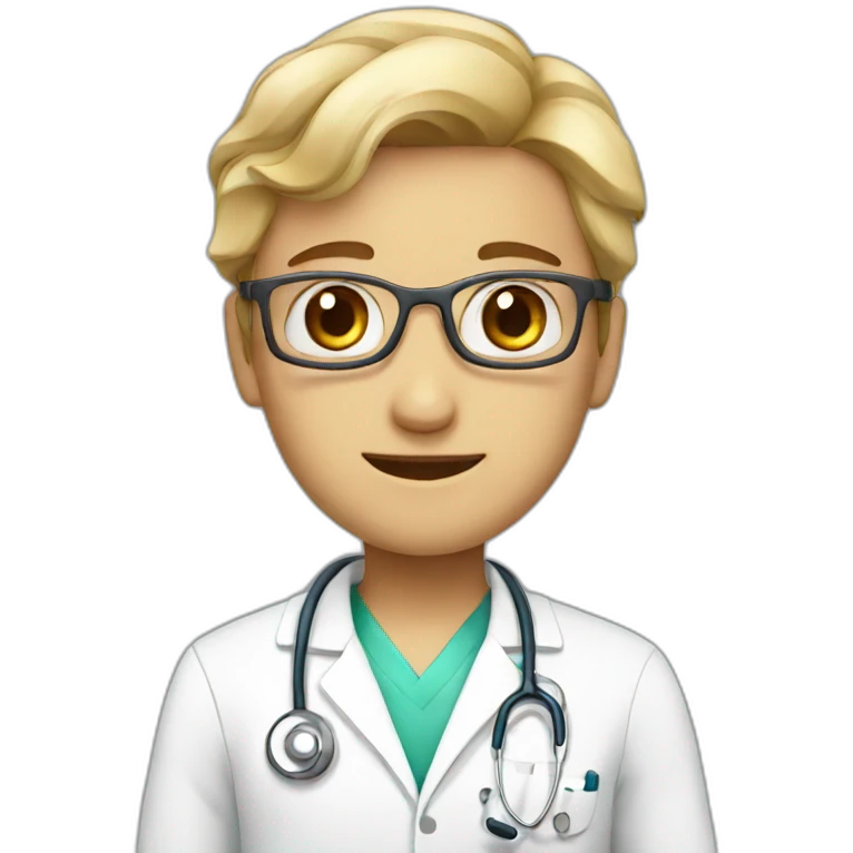 A cute doctor emoji