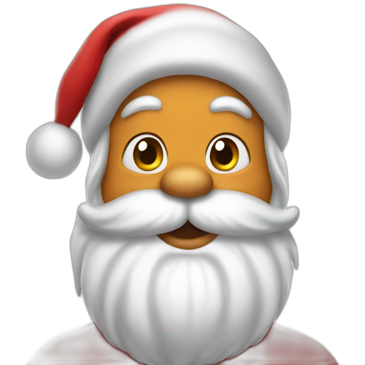 Garfield santa claus emoji