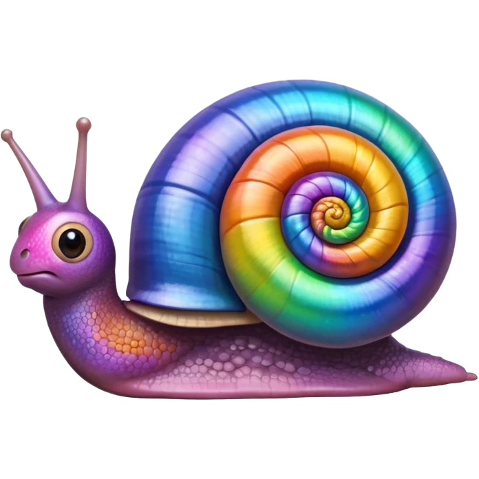 Snail Rainbow emoji