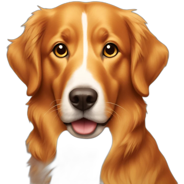 orange duck tolling retriever emoji