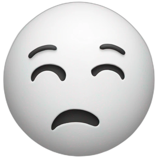 Blah written in air emoji