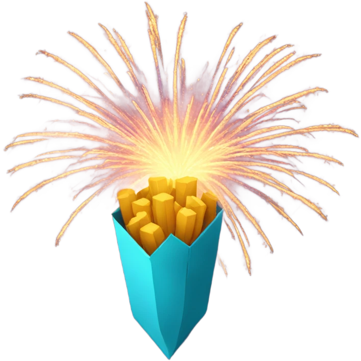 Firework to new year 2025 emoji