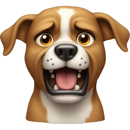 Angry  dog emoji
