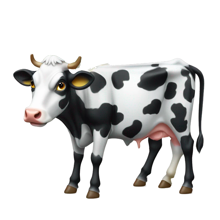 Vache qui mange de l’herbe emoji