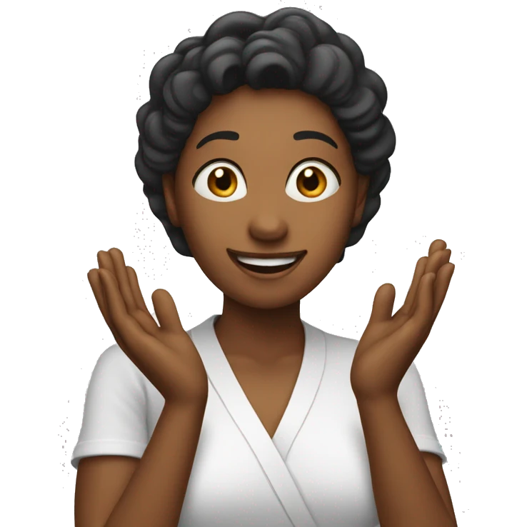 woman is clapping emoji