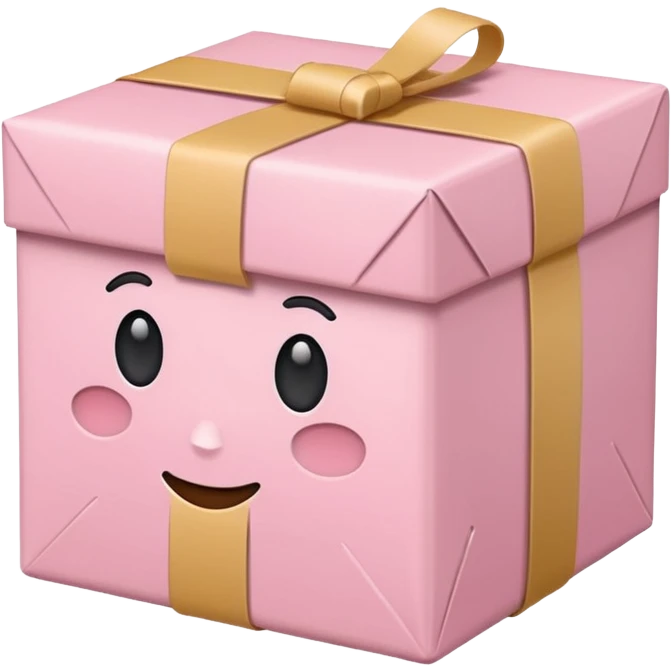 light pink package emoji