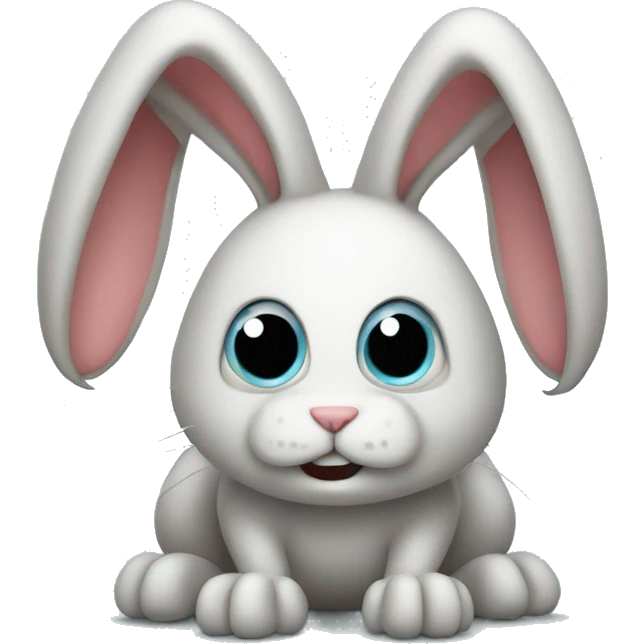bunny with spider legs emoji