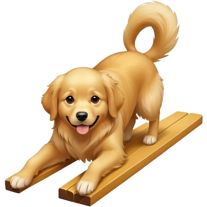 Dog in beam  emoji