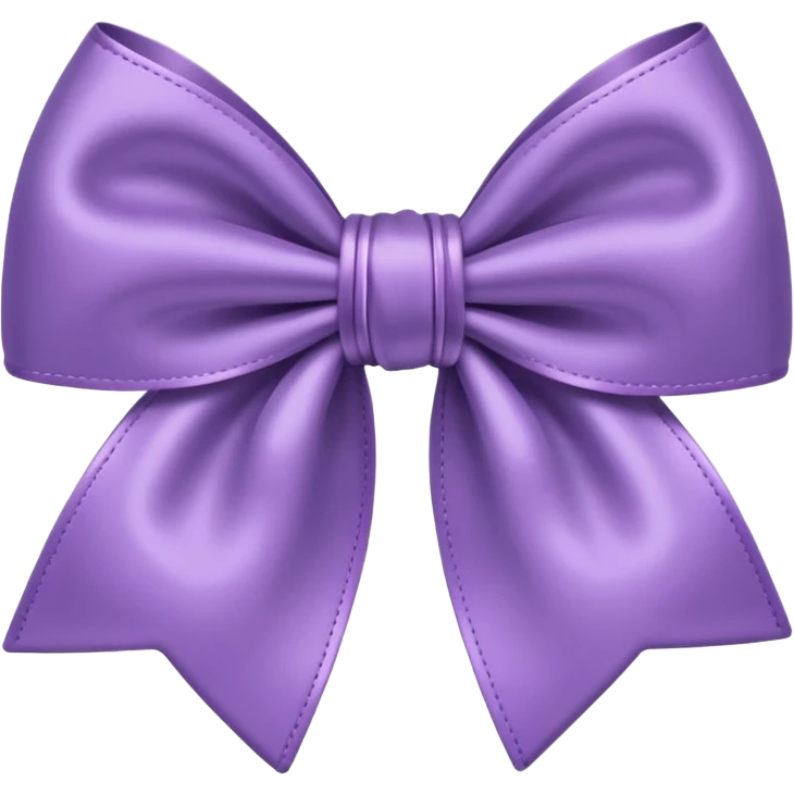 light purple bow emoji