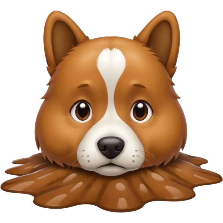 the dog has its head down, looking for tracks emoji