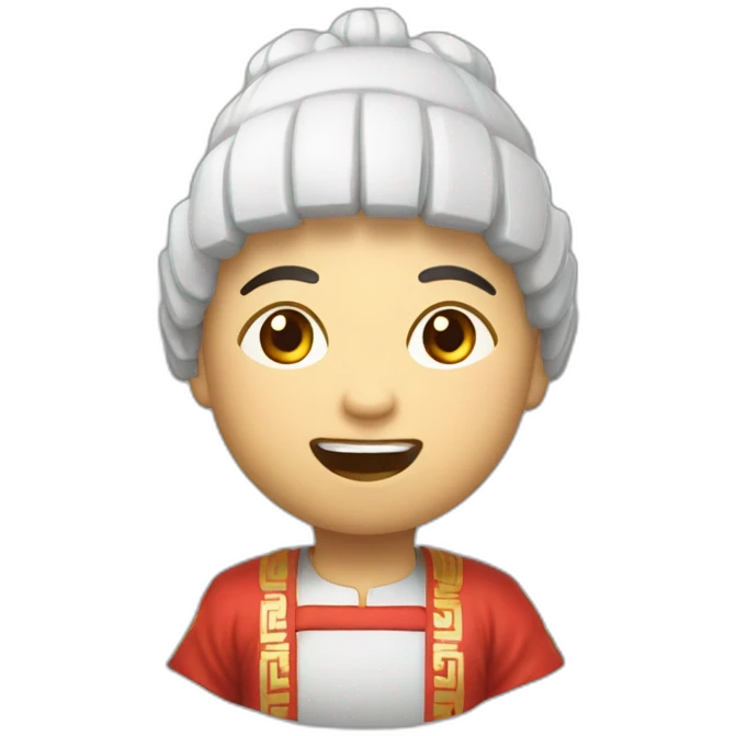 Chinois qui joue au jeux videos emoji