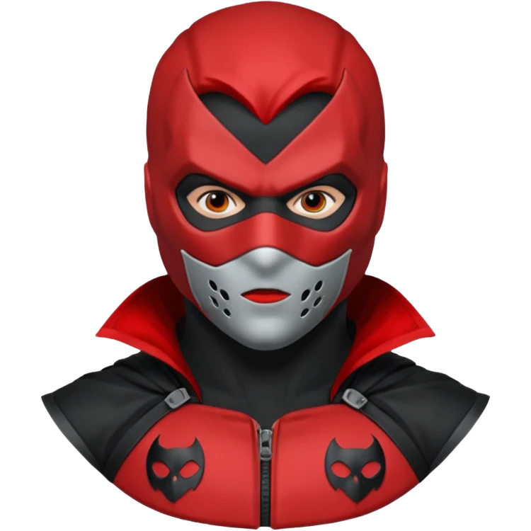 dc red hood with mask emoji