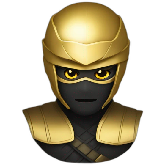 gold ninja emoji