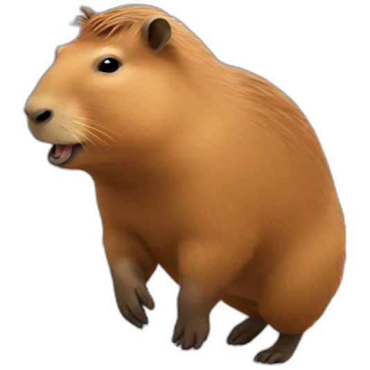 Dancing capybara emoji