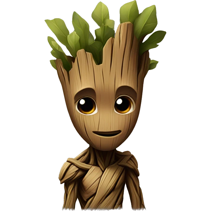 Groot pensativo  emoji