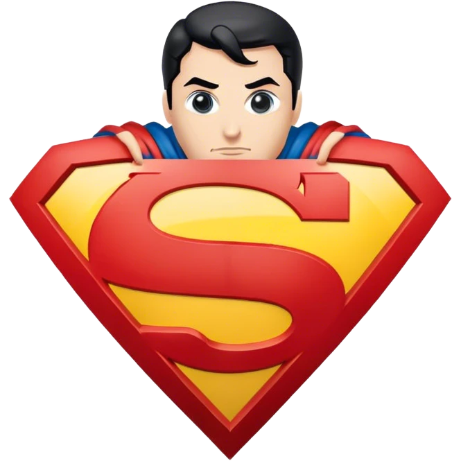 superman logo with the text: SueprBosse emoji