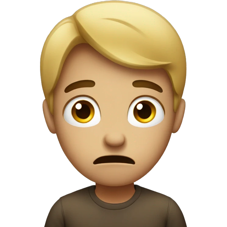 a worried person emoji