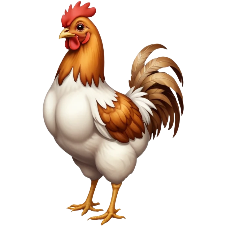 Chicken on a walkey emoji