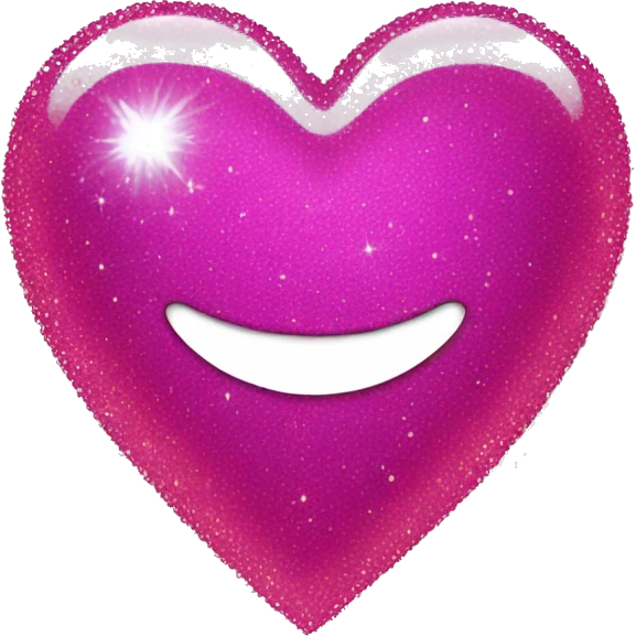 Heart with sparkles emoji