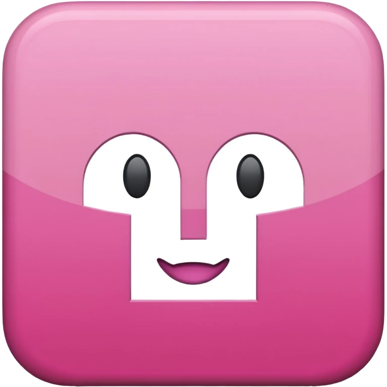mac os icon pink geometric set square emoji
