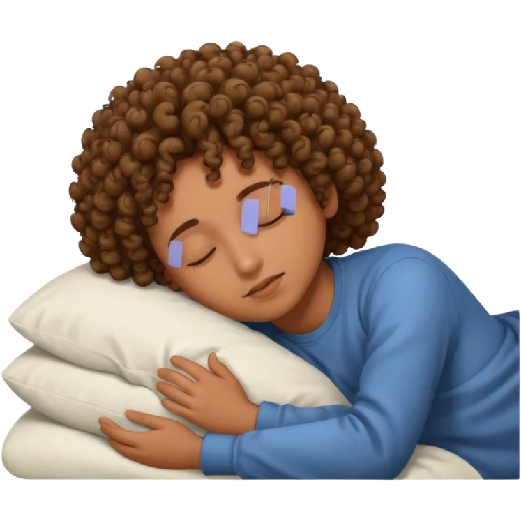 🧑🏽‍🦱💤 emoji