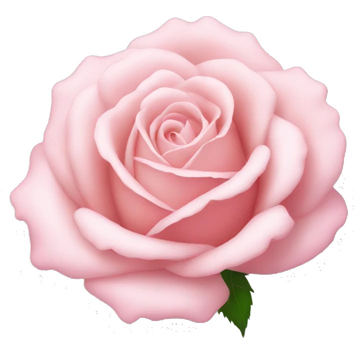 Light pink rose emoji