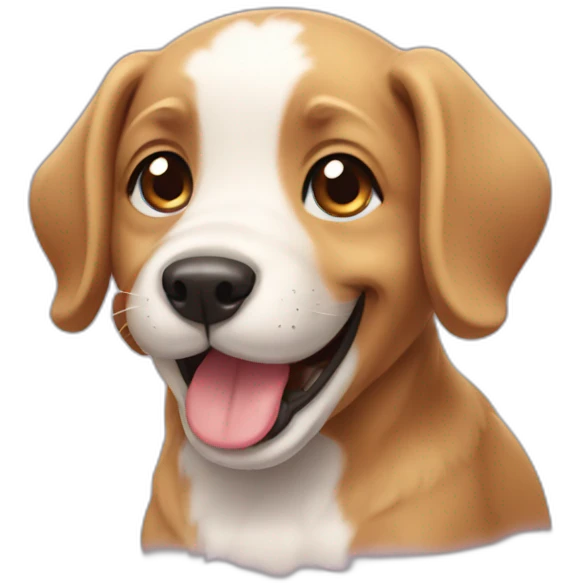 happy puppy emoji