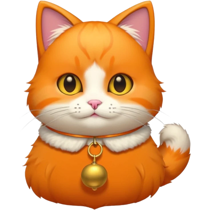 neko with bell emoji