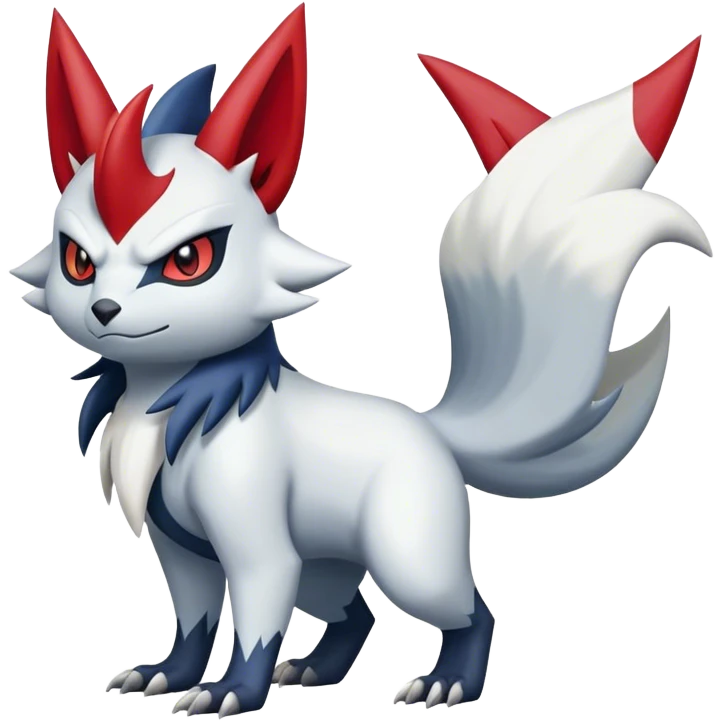Cool Edgy Absol-Zangoose-Sneasel-Quilava, full body emoji