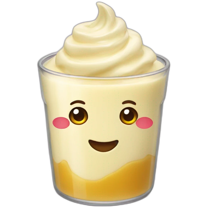 vanilla pudding emoji
